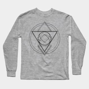 geometric design shapes Long Sleeve T-Shirt